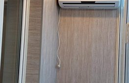 Обшивка балкона ламинированными  панелями ПВХ с утеплением tab